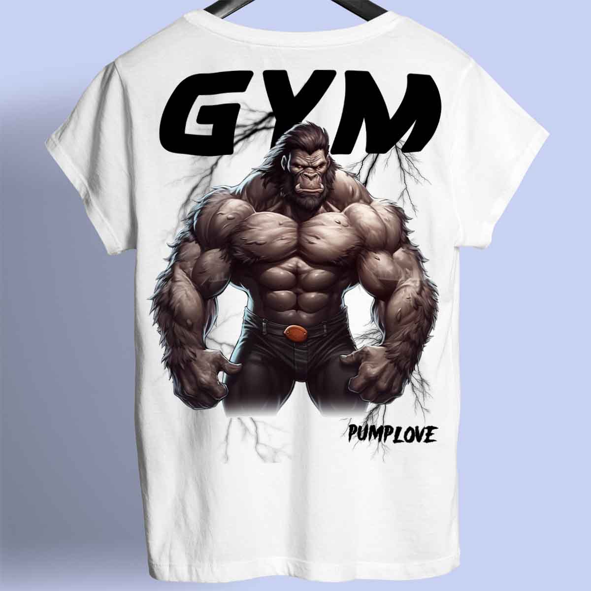 Gym Gorilla - Chemise Premium Unisexe Backprint