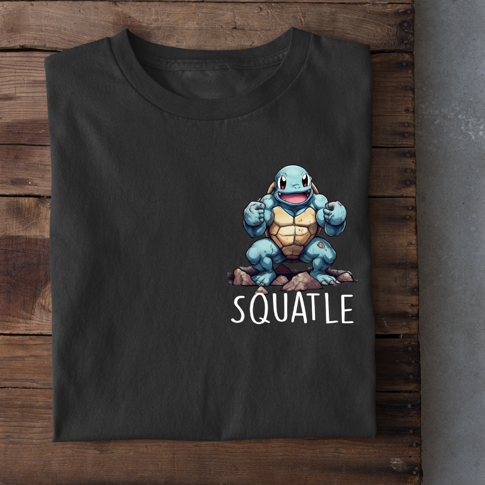 Squatle - Chemise Premium Impression frontale unisexe