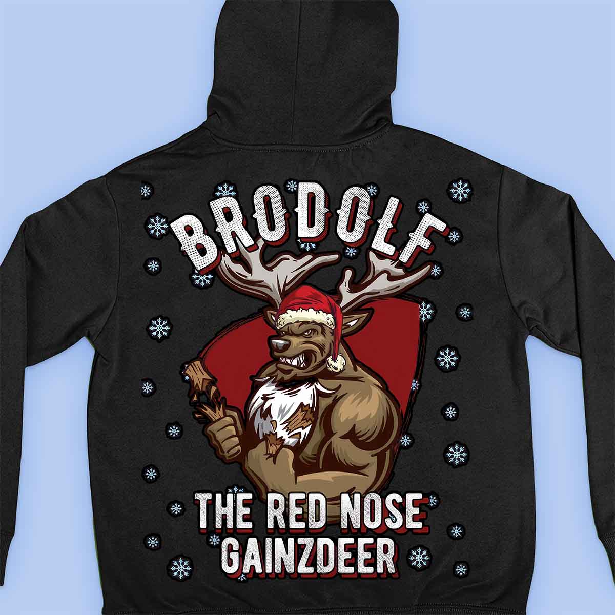 Brodolf - Sweat à capuche Premium Unisexe Backprint