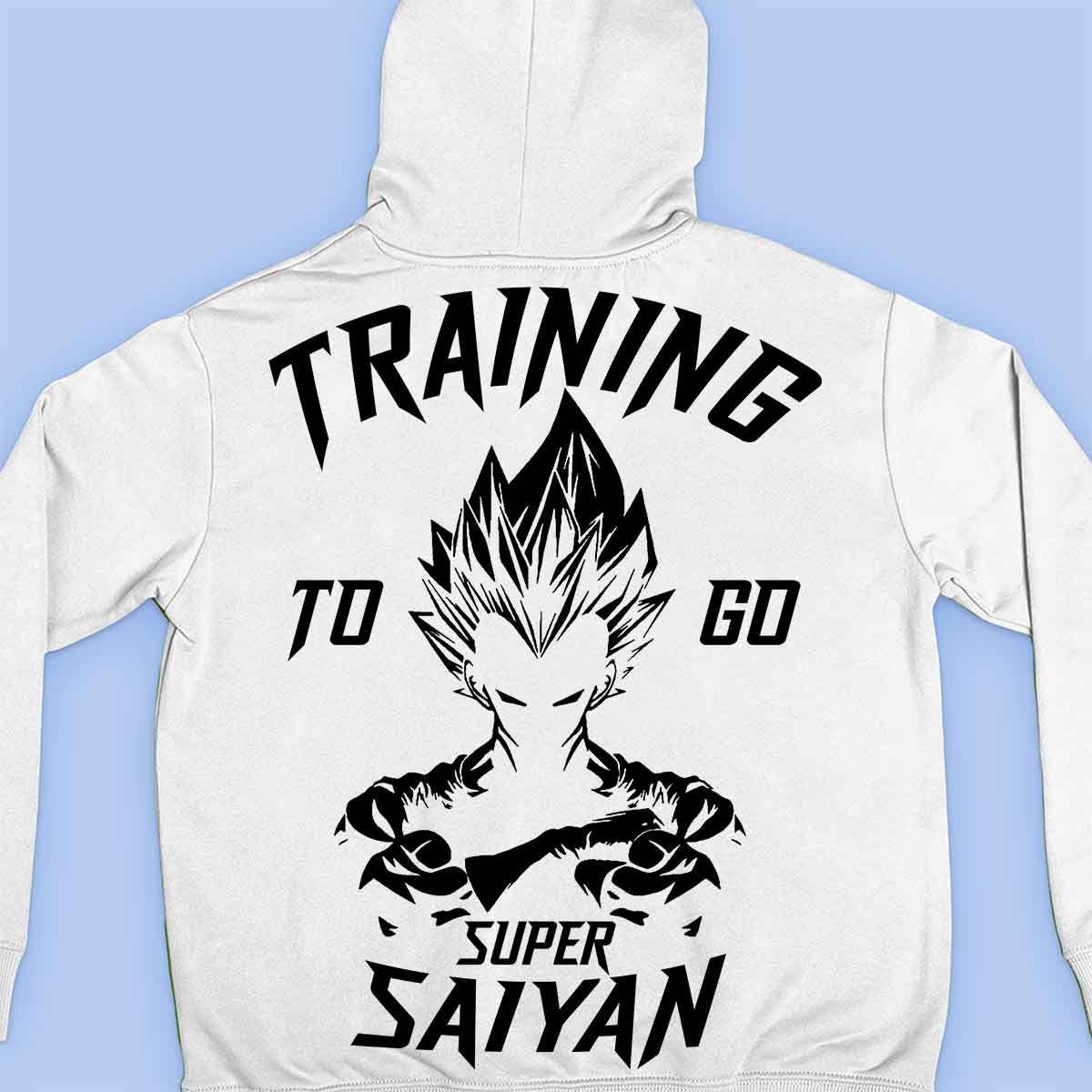 Saiyan - Sweat à capuche Premium Unisexe Backprint