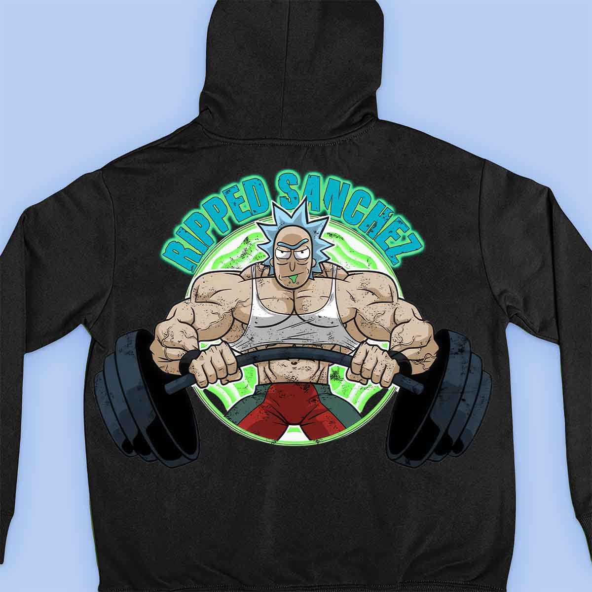 Ripped Sanchez - Sweat à capuche Premium Unisex Backprint