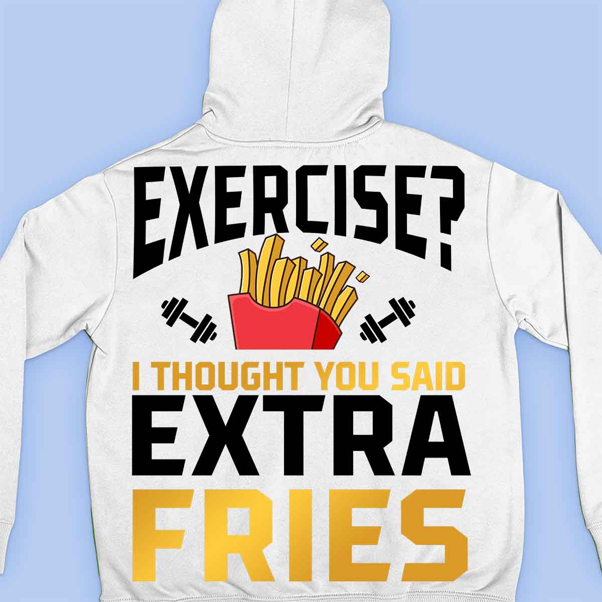 Exercice - Sweat à capuche Premium Unisex Backprint