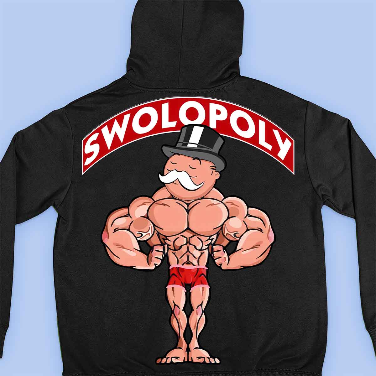 Swolopoly - Sweat à capuche Premium Unisexe Backprint