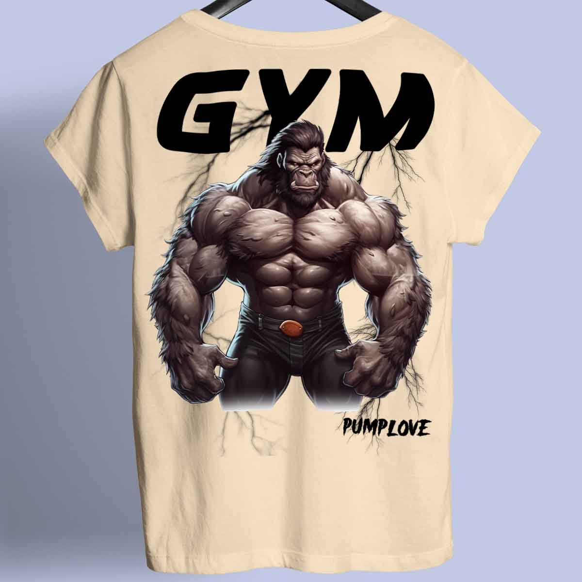 Gym Gorilla - Premium Shirt Unisex Backprint