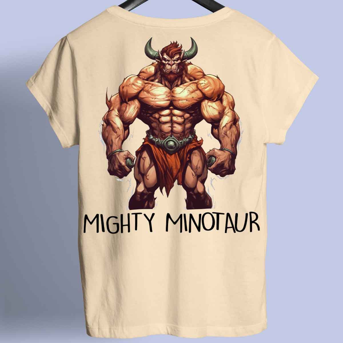 Mighty Minotaur - Premium Shirt Unisex Backprint