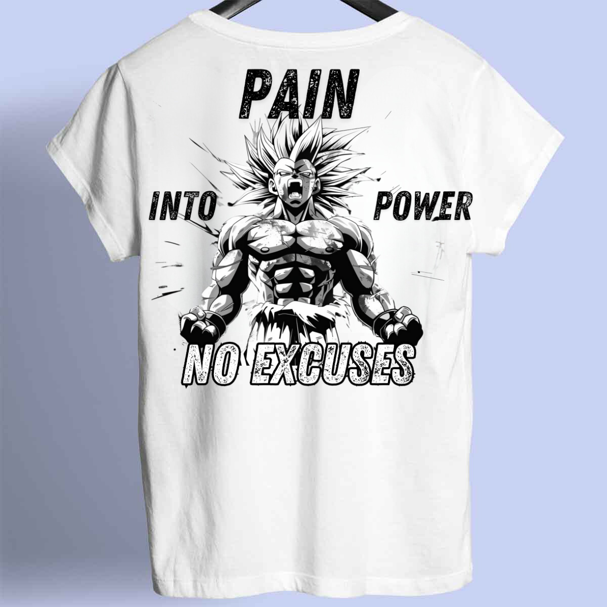 Pain Into Power - Chemise Premium Unisexe Backprint