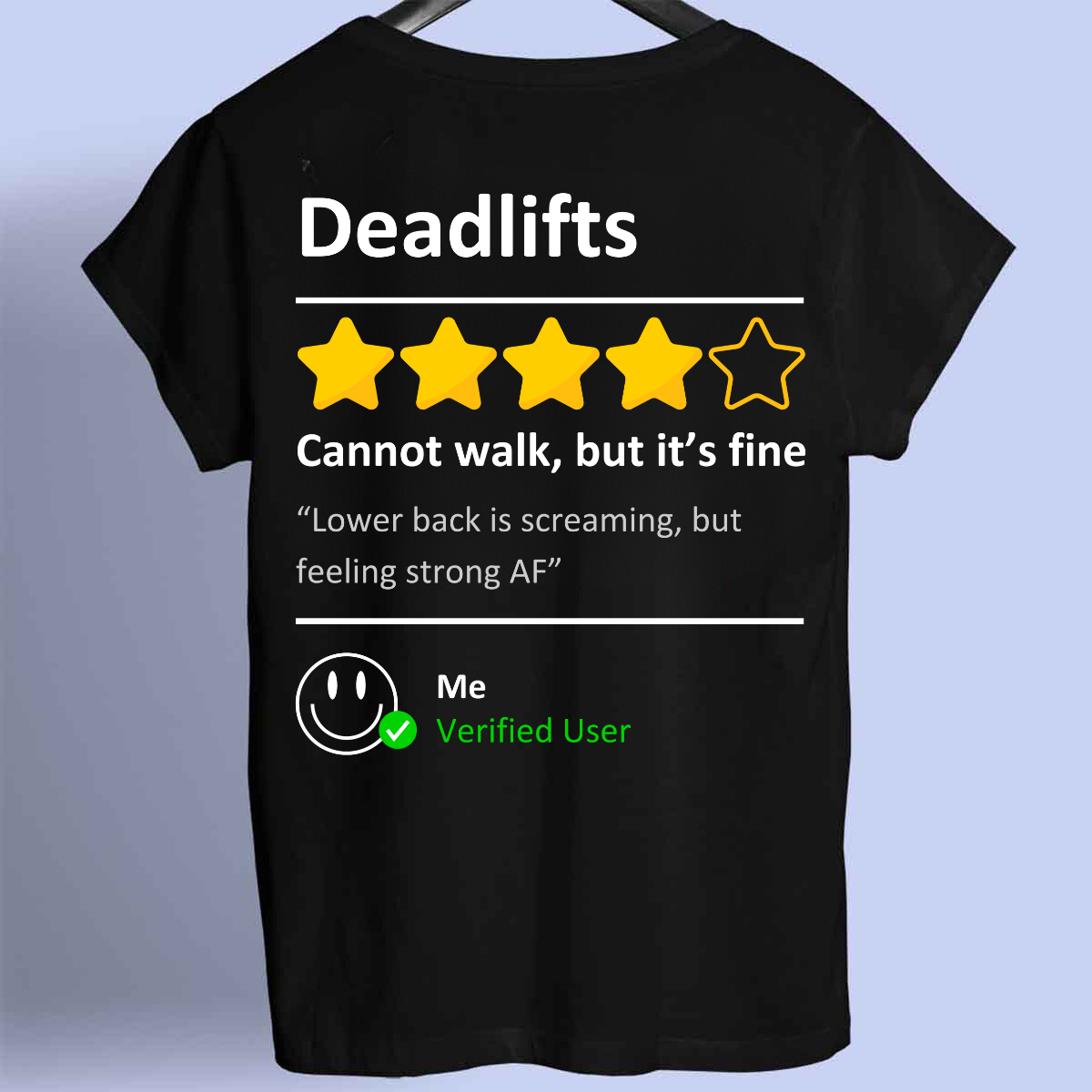 Deadlift Review - Chemise Premium Unisexe Impression frontale