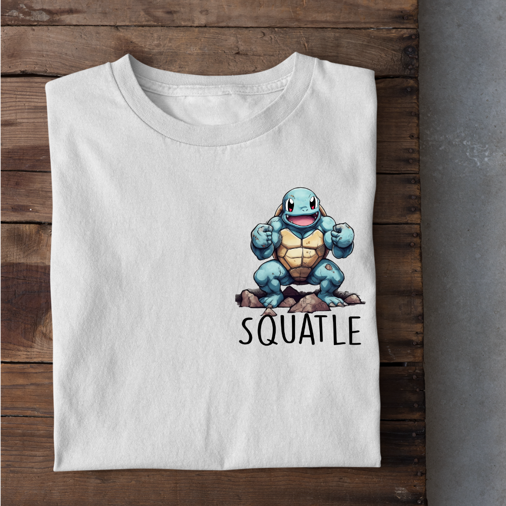 Squatle - Chemise Premium Impression frontale unisexe