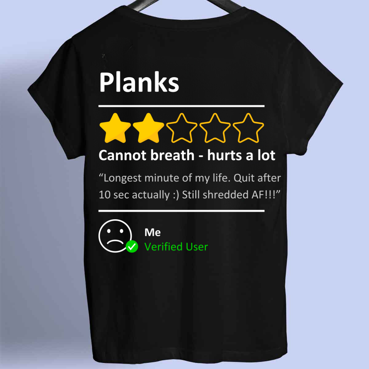 Planks Review - Chemise Premium Unisexe Impression sur le devant