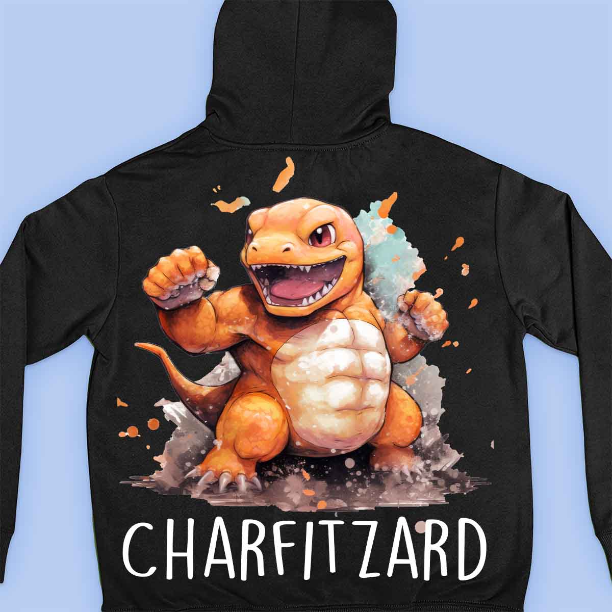 Charfitzard - Sweat à capuche Premium Unisexe Backprint