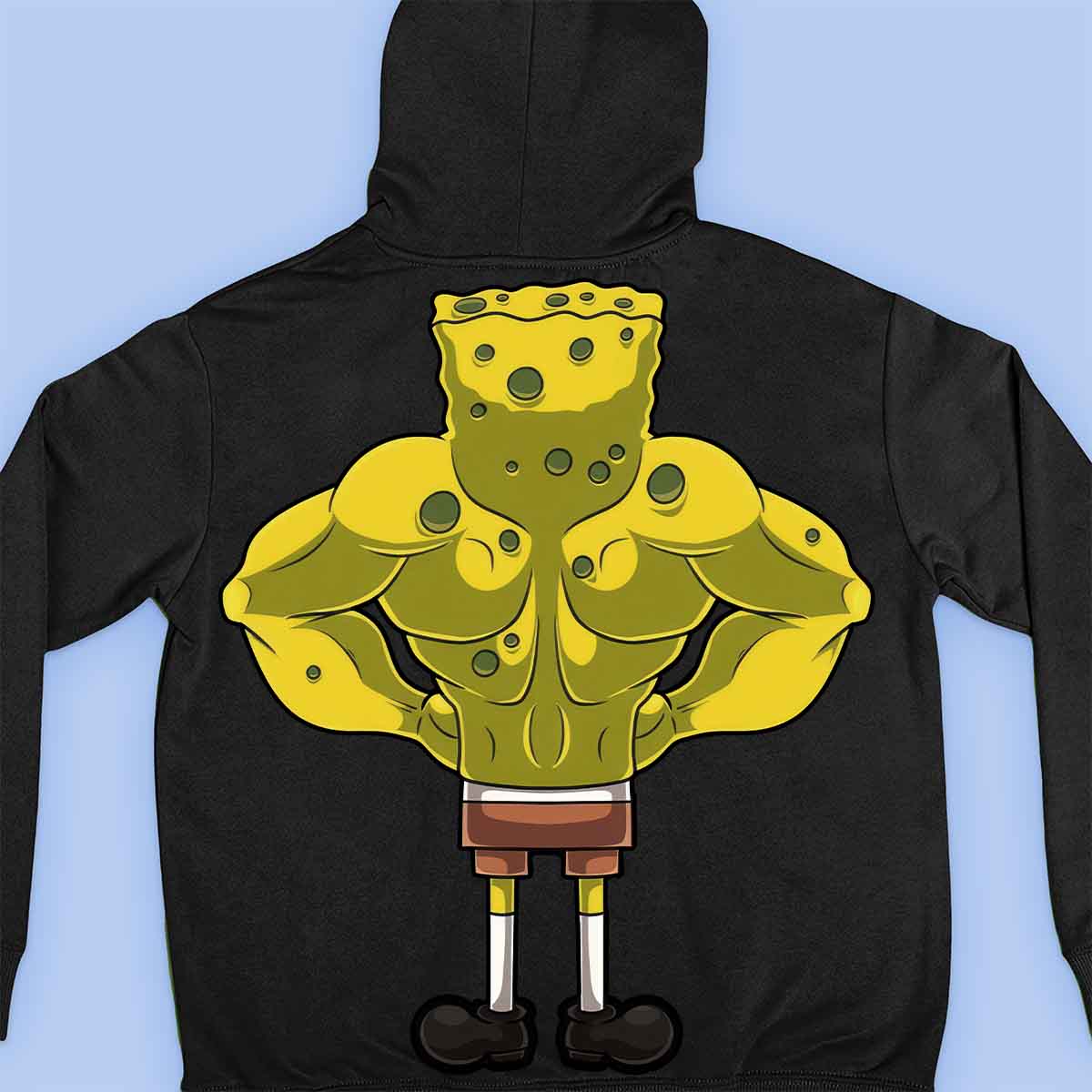 Sponge Back - Premium Hoodie Unisex Backprint