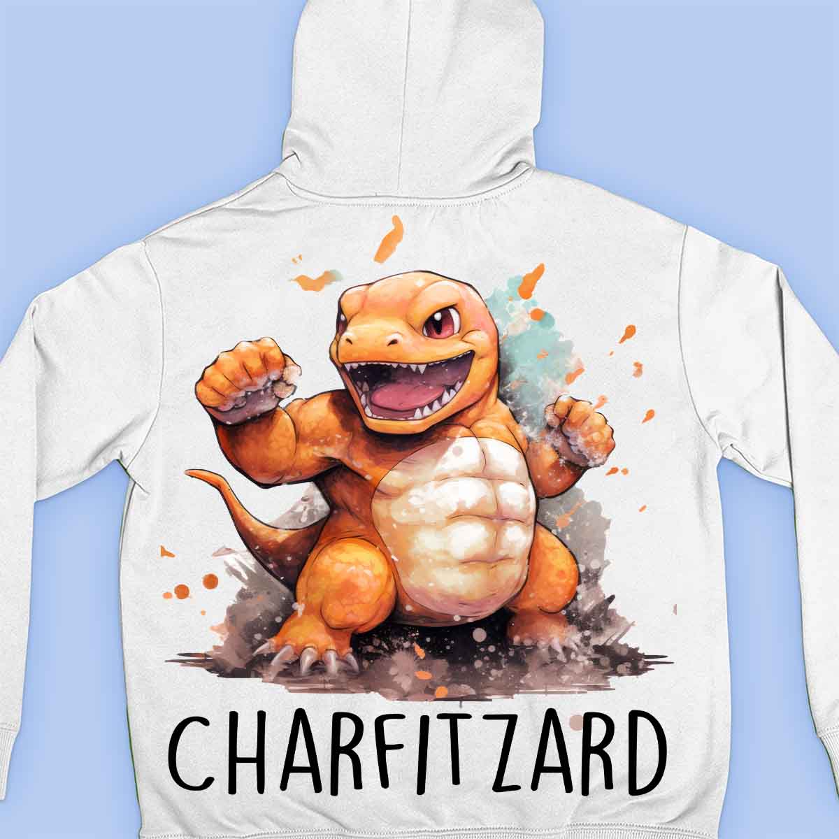 Charfitzard - Sweat à capuche Premium Unisexe Backprint