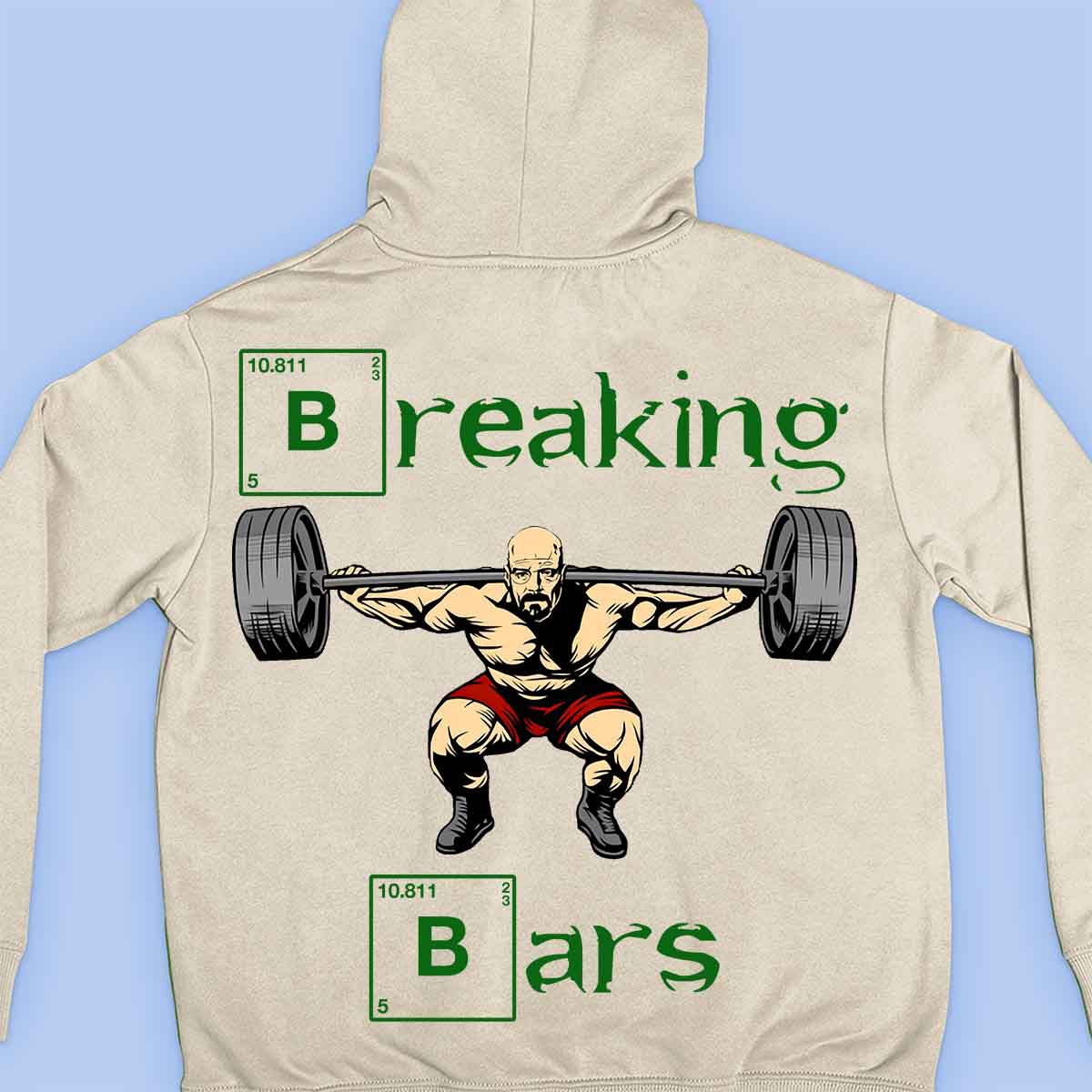 Breaking Bars - Premium Hoodie Unisex Backprint