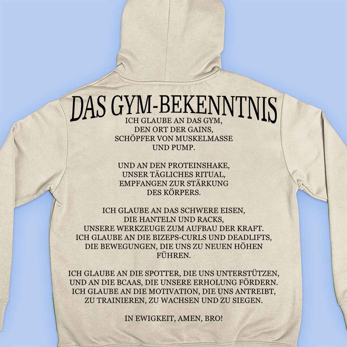 The Gym Confession - Premium Hoodie Unisex Backprint