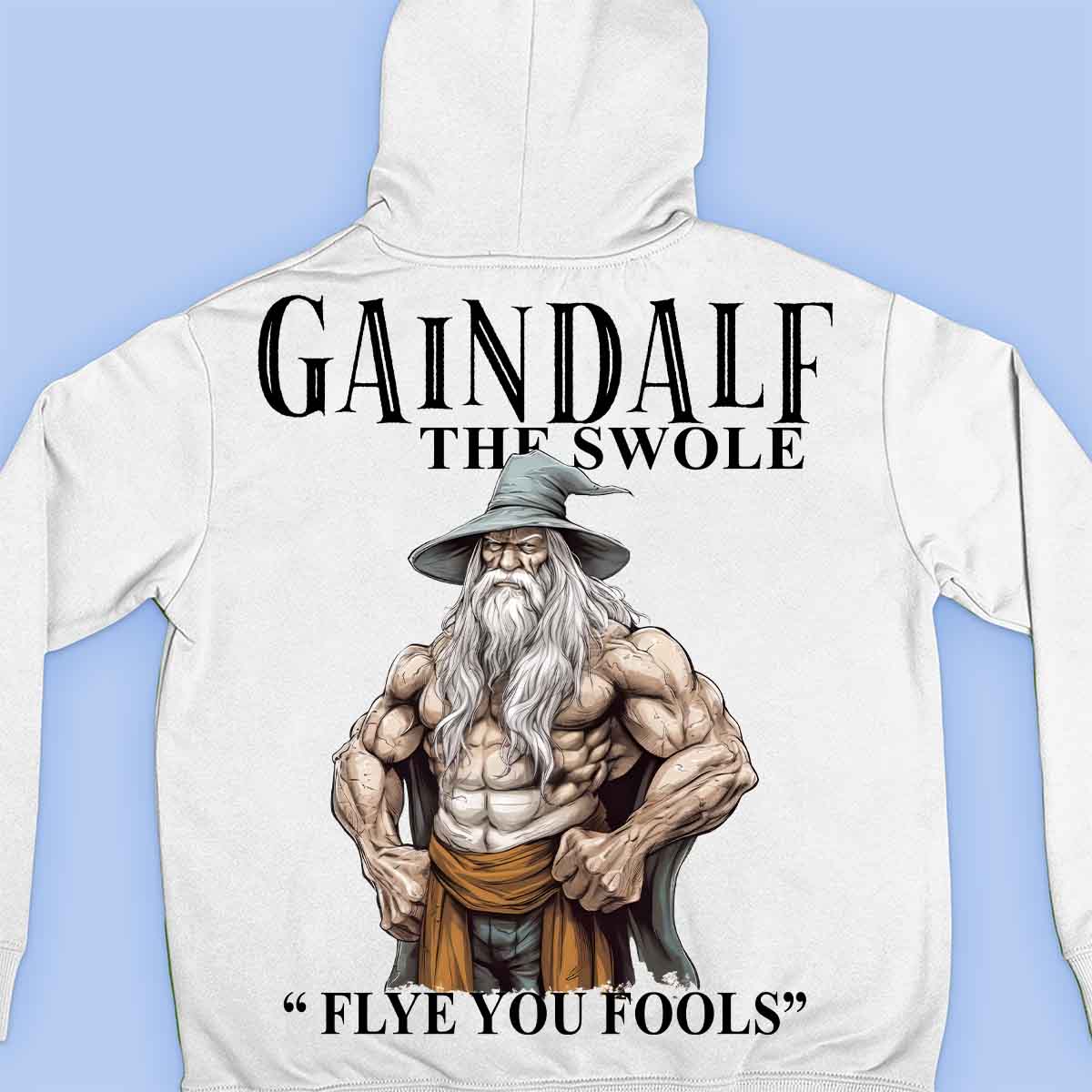 Gaindalf - Sweat à capuche Premium Unisexe Backprint