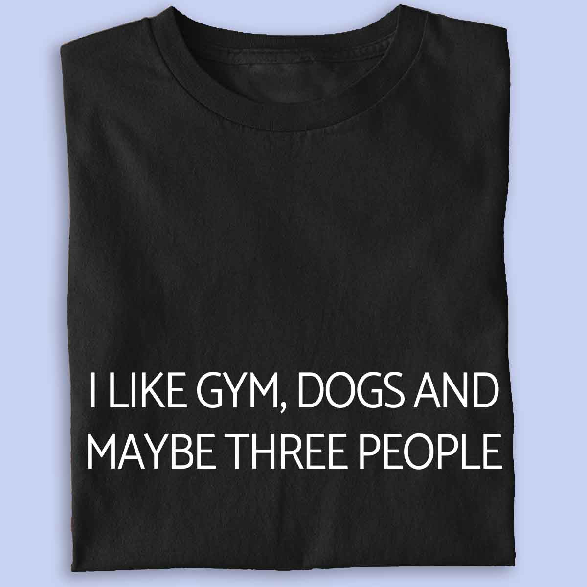 Gym et chiens - Chemise premium unisexe