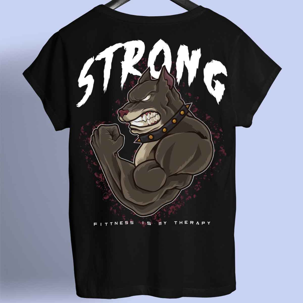 Strong Dog - Premium T-Shirt Unisex Backprint