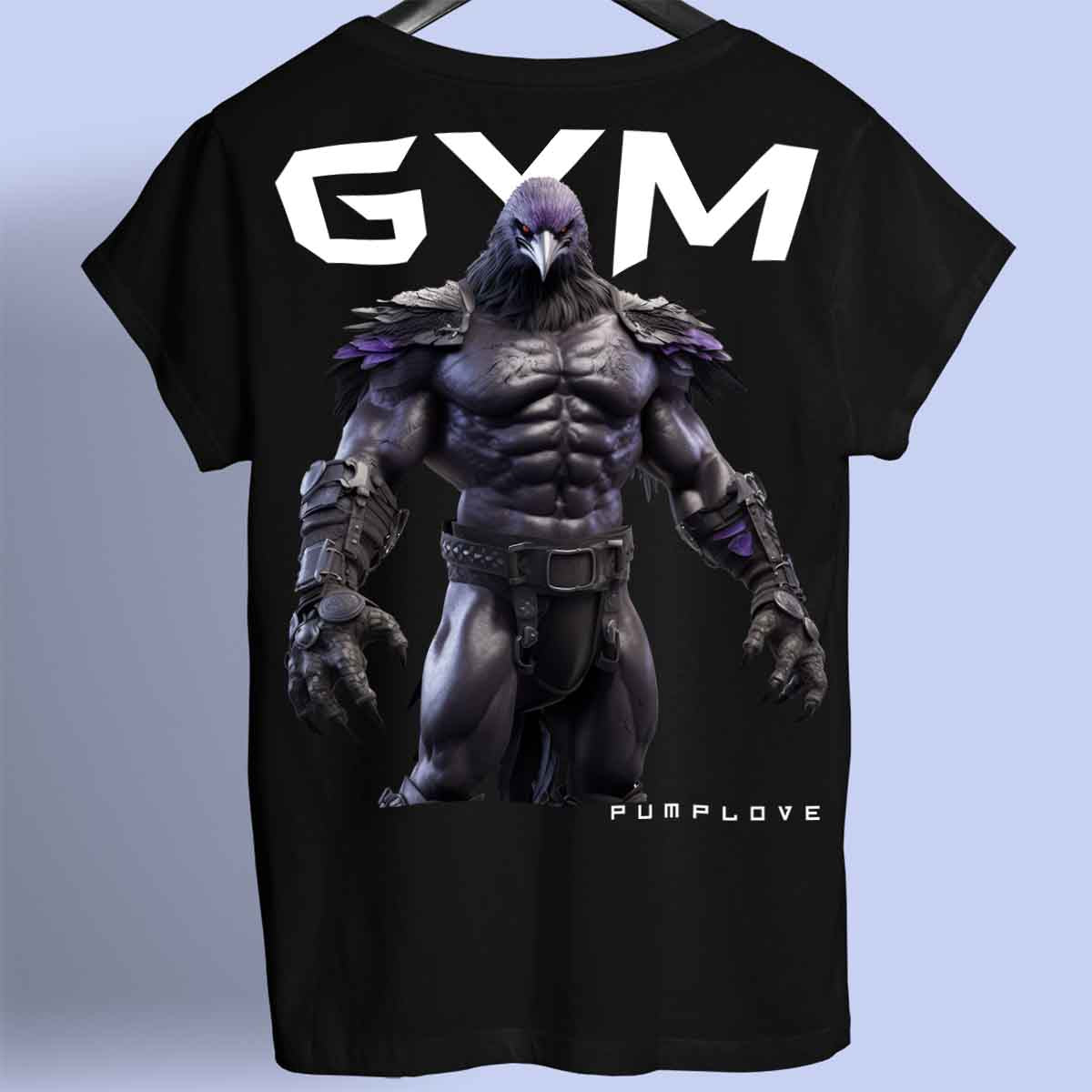 Gym Raven - T-Shirt Premium Unisexe Backprint