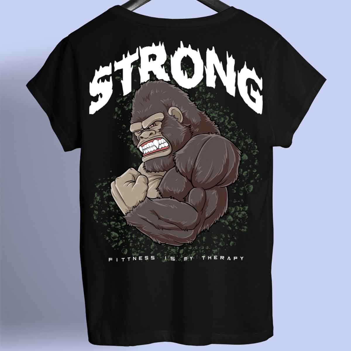 Strong Gorilla - Premium T-Shirt Unisex Backprint