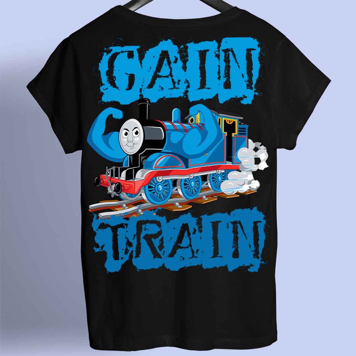 Gain Train - T-Shirt Premium Unisexe Backprint