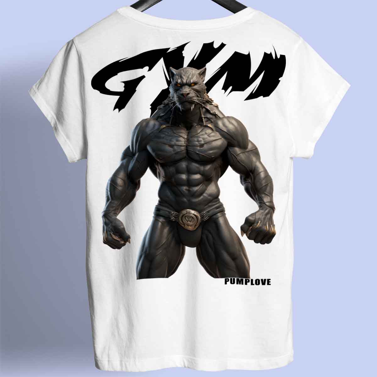 Gym Panther - Premium T-Shirt Unisex Backprint