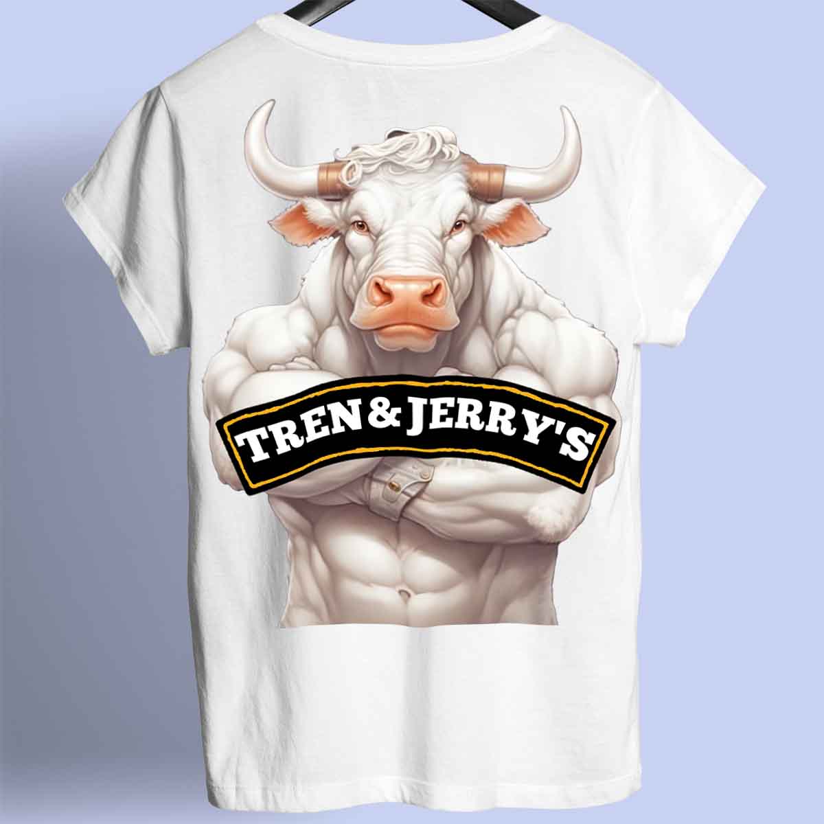 Tren&Jerry's - Chemise Premium Unisexe Backprint