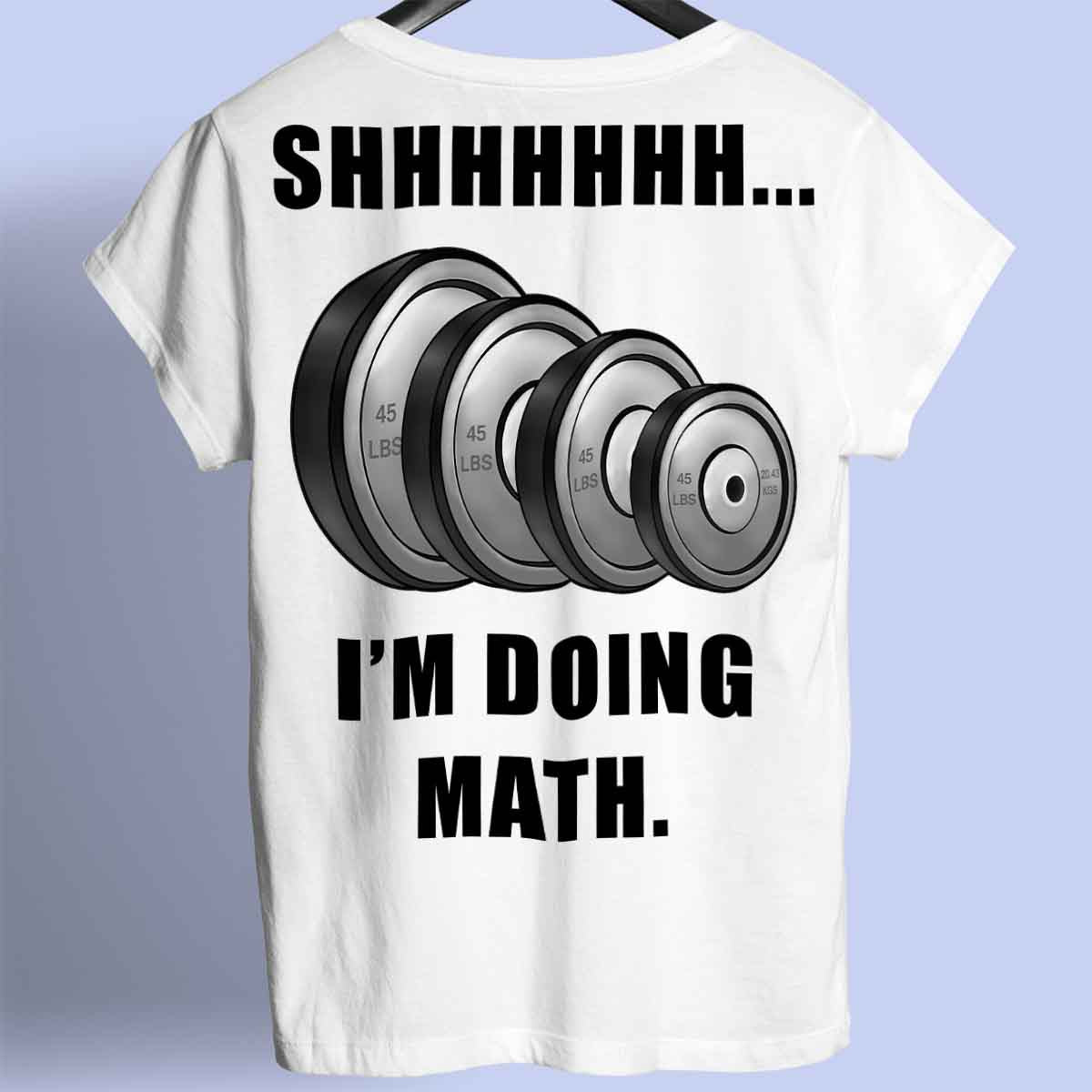 Math - Premium T-Shirt Unisex Backprint