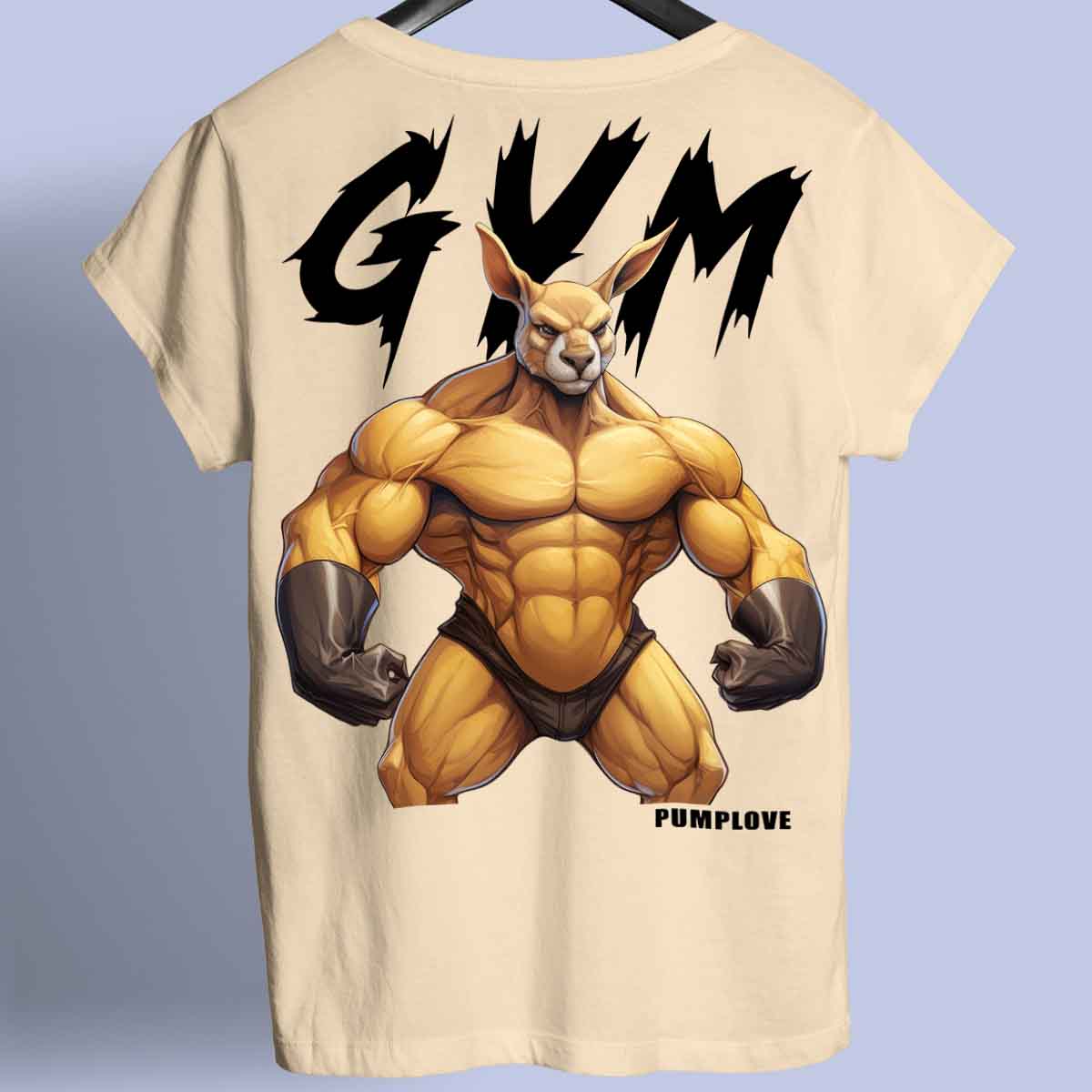 Gym Kangaroo - Premium T-Shirt Unisex Backprint