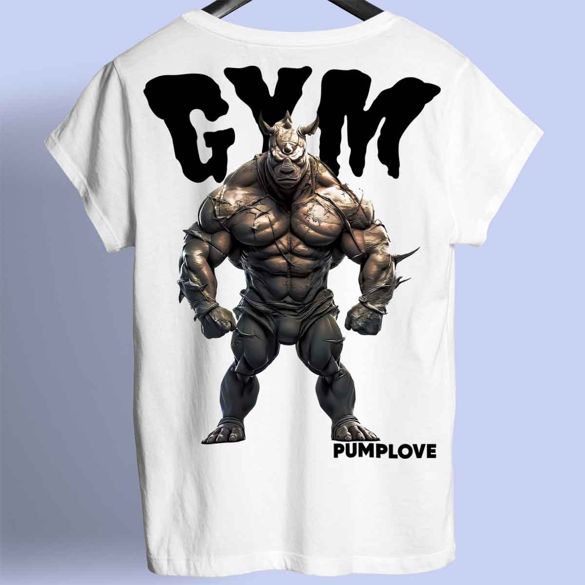 Gym Rhino - Premium Shirt Unisex Backprint