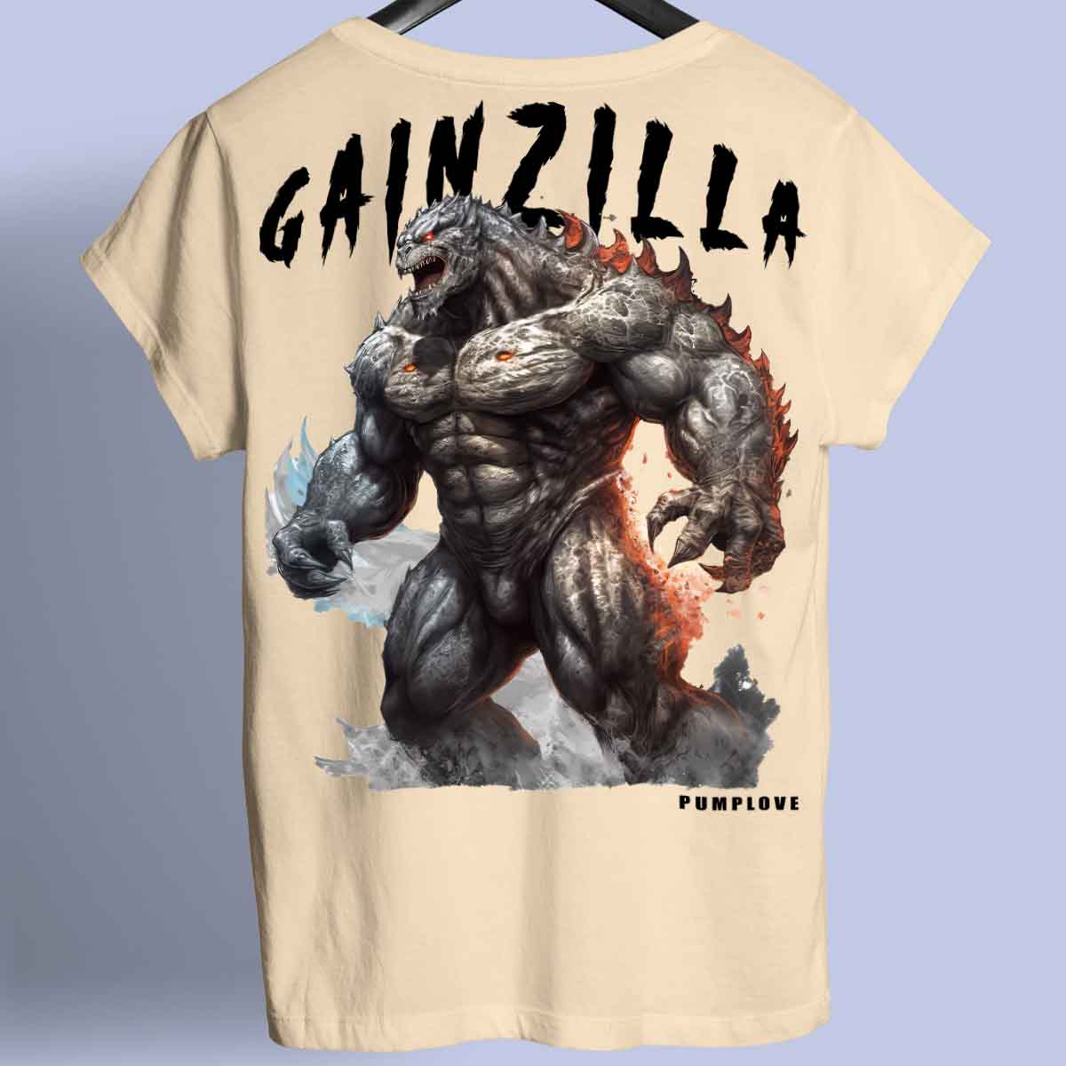 Gainzilla - Premium Shirt Unisex Backprint