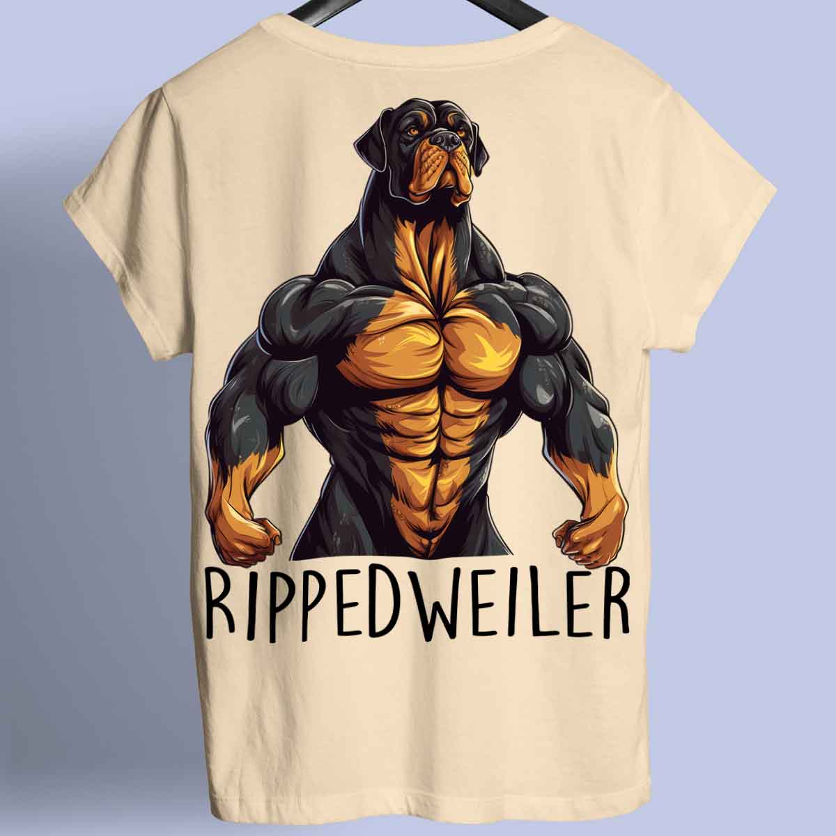 Rippedweiler - T-Shirt Premium Unisexe Backprint