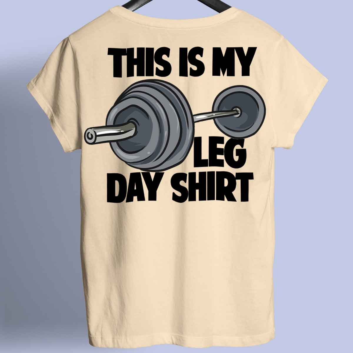 Chemise Leg Day - T-Shirt Premium Unisex Backprint