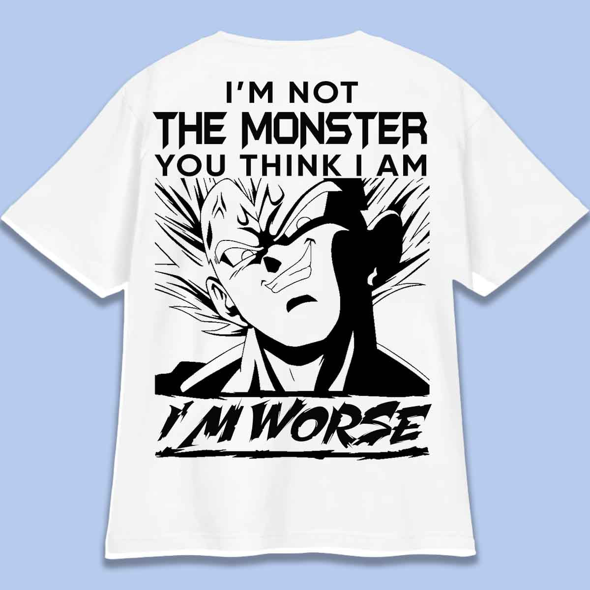 Monster - T-Shirt Oversize Unisex Backprint