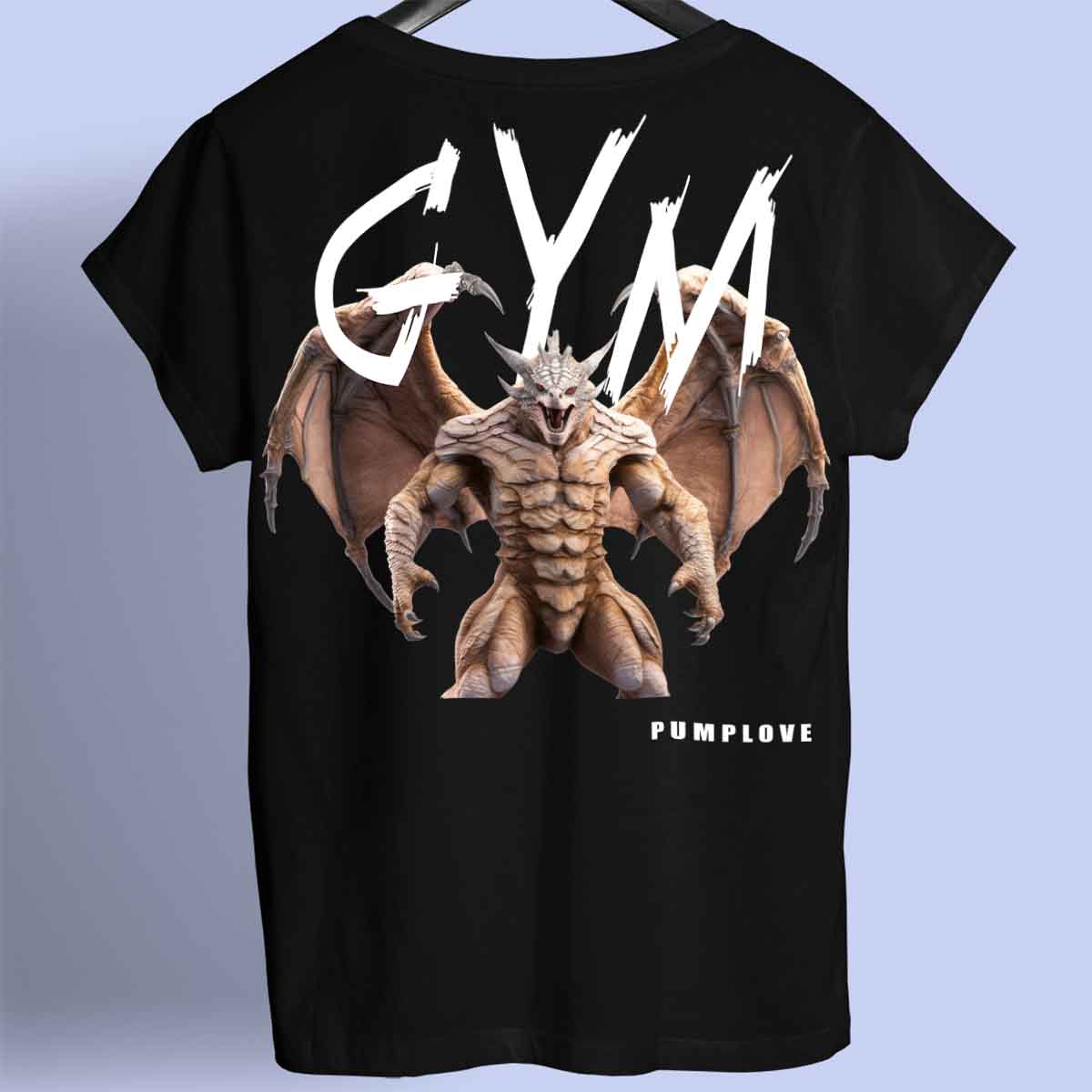 Gym Dragon - T-Shirt Premium Unisexe Backprint