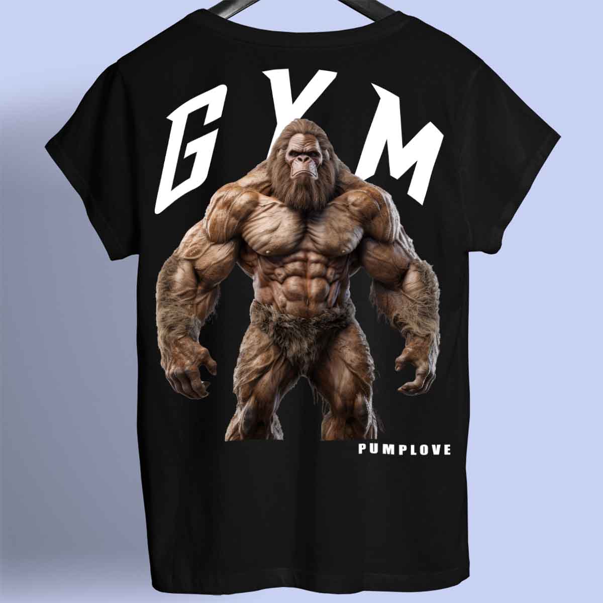 Gym Bigfoot - T-Shirt Premium Unisexe Backprint