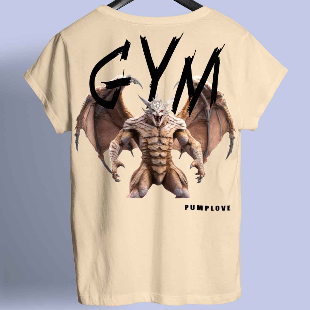 Gym Dragon - T-Shirt Premium Unisexe Backprint