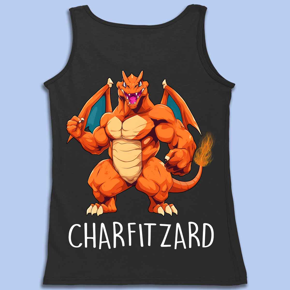 Charizard - Débardeur Premium Unisex Back Print